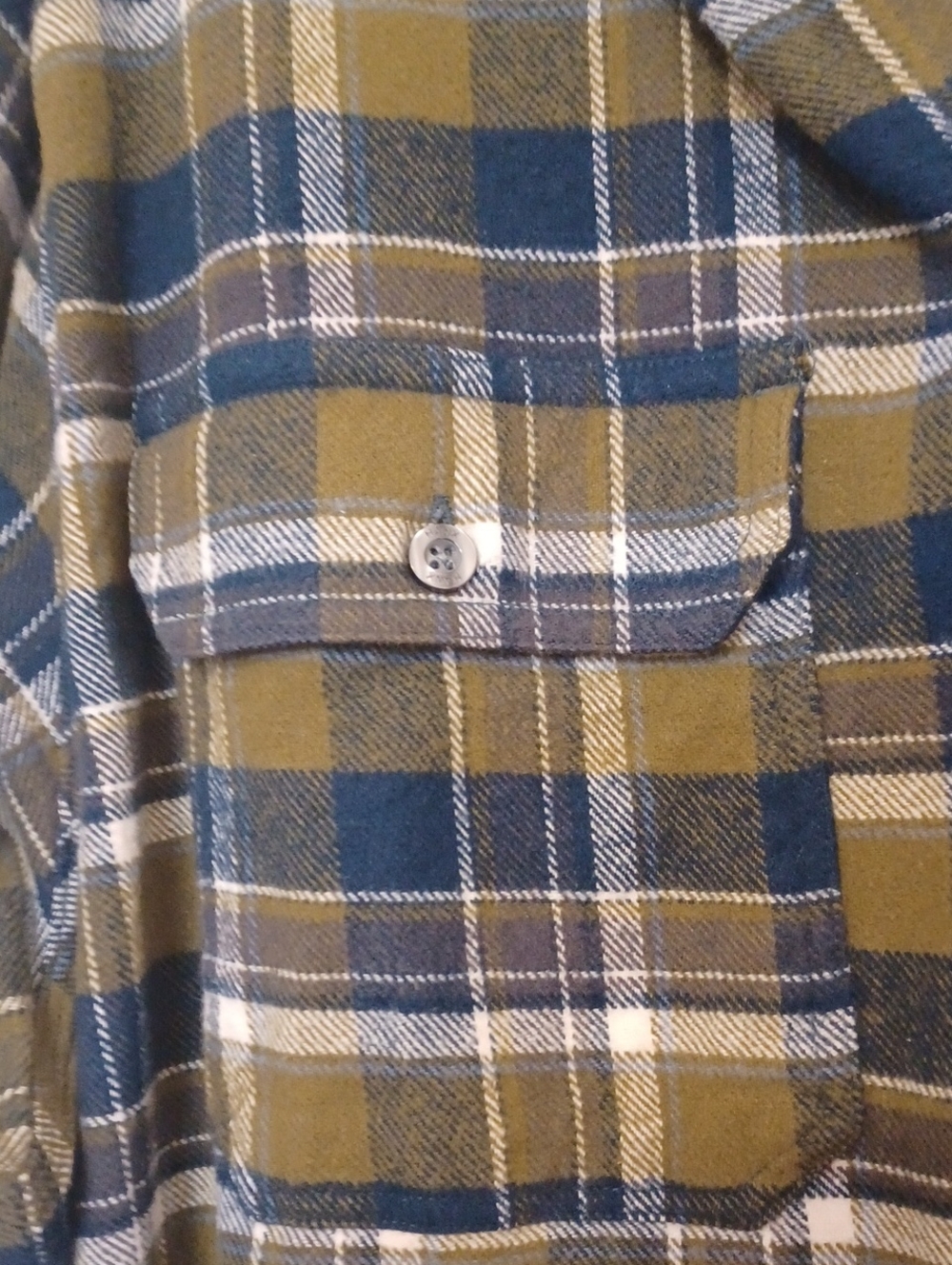 Hawx Work XL Hooded-Button Up Shirt Mens Multi -plaid Work Gear EUC - Picture 6 of 7